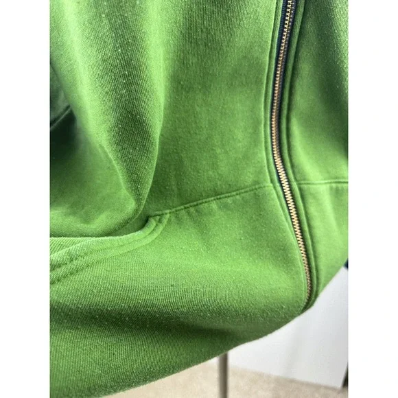*Rare* Aviator Nation 5 Stripe Hoodie Full Zip Colorblock Jacket Green Blue XXL - Picture 11 of 15